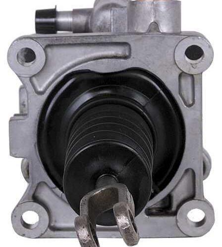 Mechanical component with metal housing and connector.