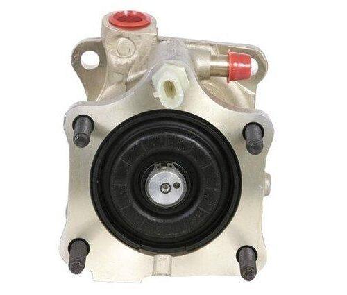 Automotive water pump front view.