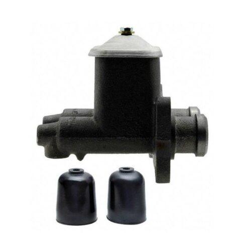 Hydraulic valve with two black covers.