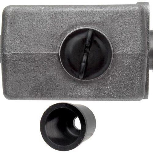 Top view of ABC Dynamics 1-1/16" bore master cylinder, showing the reservoir cap.