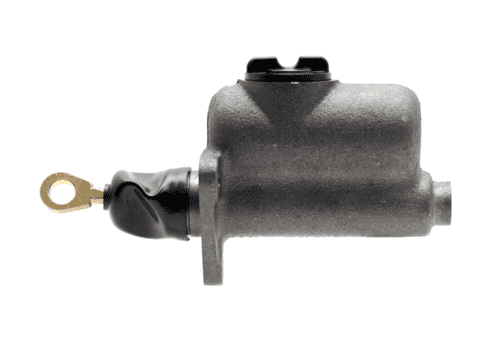 Brake master cylinder component on white background.