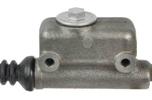 Brake master cylinder part, metallic surface.