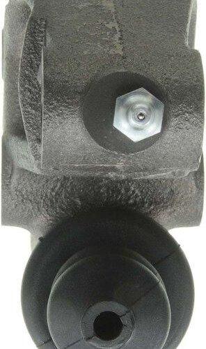 Brake master cylinder component from above.