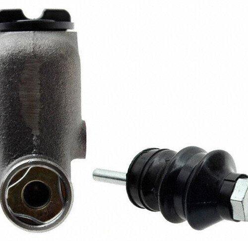 Brake system components: cylinder and boot assembly.