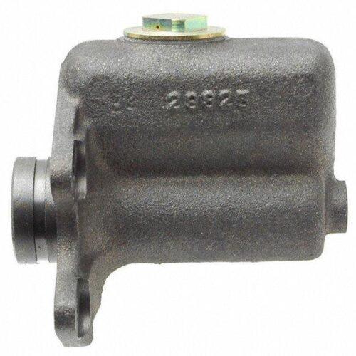 Side profile of the ABC Dynamics brake master cylinder, clearly showing the mounting holes and 1/2