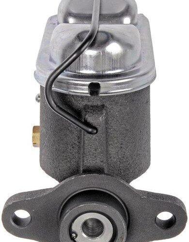 Brake master cylinder component with metal housing.