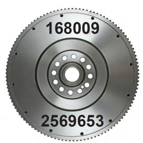 Flywheel with identification numbers 168009, 256953.