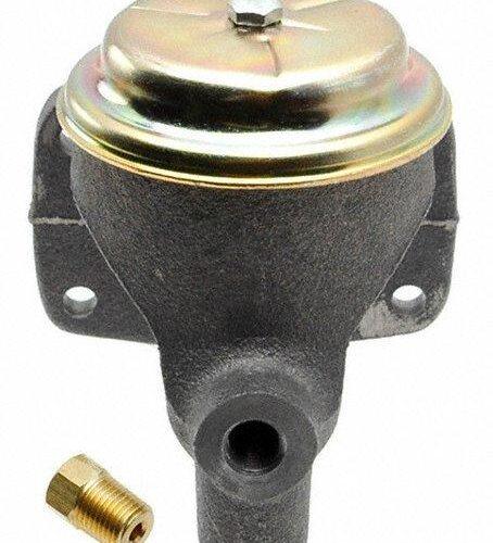 Engine component with metal cap and fitting.