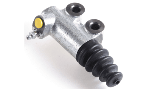 Automotive component with yellow and black details.