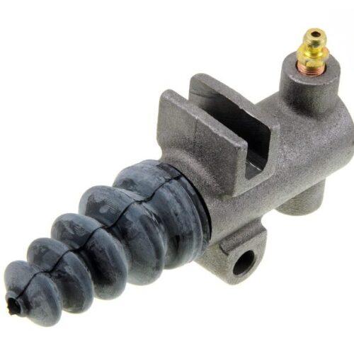 Side profile of NEW Clutch Slave Cylinder FE34884, highlighting robust housing and mounting bracket for commercial vehicles.