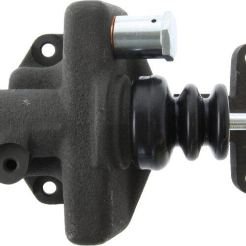 Top view of ABC Dynamics Master Cylinder CM3934725-A showing mounting and rod.