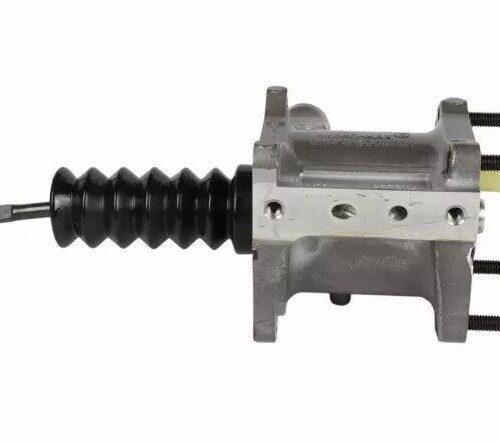 Bottom view of Hydromax Brake Booster, clearly showing the mounting points for the pump motor assembly.