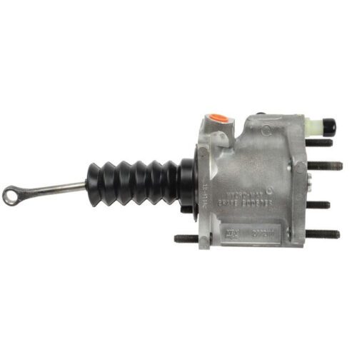 A new replacement Hydromax brake booster for GMC, Chevy, and Isuzu trucks, showing the long single-eyelet pedal rod.