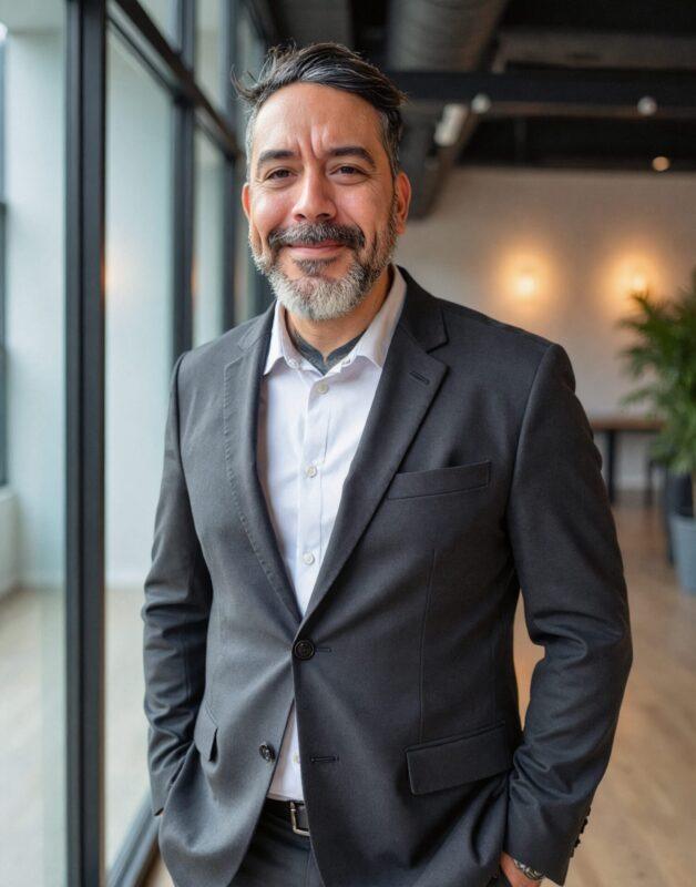 Stephen Castillo, Senior Service Advisor, posing professionally. His image signifies trustworthiness and expertise in translating complex truck diagnostics into clear estimates in San Antonio.