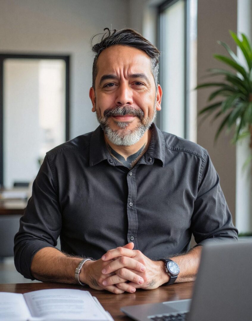 Stephen Castillo, Senior Service Advisor, posing professionally. His image signifies trustworthiness and expertise in translating complex truck diagnostics into clear estimates in San Antonio.