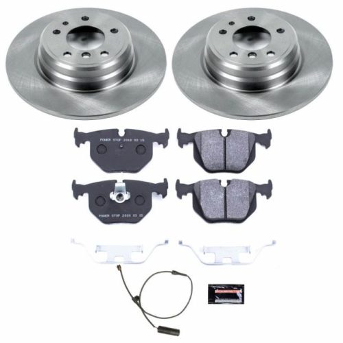 1995-2001 BMW 740iL & 740i Rear Track Day Brake Kit with Premium Coated Rotors and High-Performance Brake Pads - Heavy-Duty Fleet Use