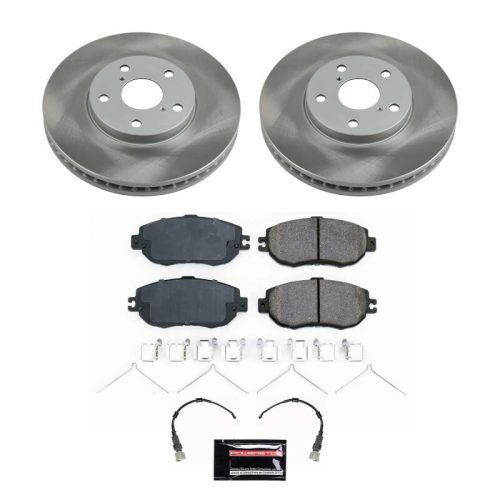 1993-1994 Lexus LS400 Front Semi-Coated Rotor Brake Assembly - Heavy Duty Fleet Reliable Replacement