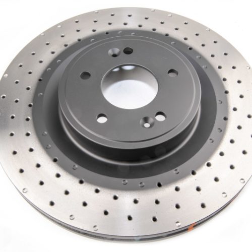 DBA 4000 Series XD Cross Drilled and Dimpled Rotor for Kia Stinger 2020-22 - Premium Replacement - Image 2