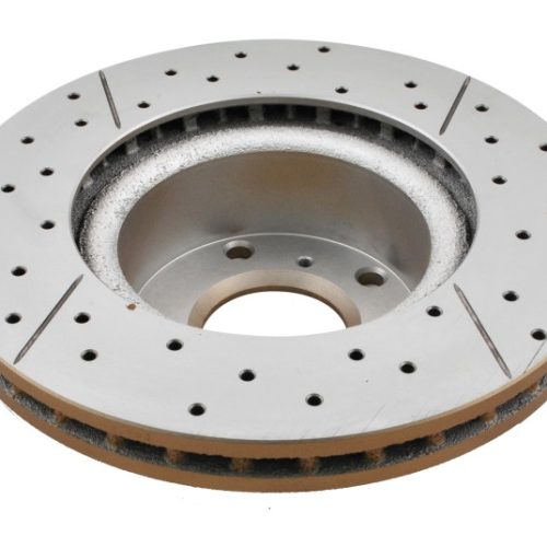 DBA X Street Series Front Drilled and Slotted Rotor for 2004 Pontiac GTO - Premium Replacement - Image 2