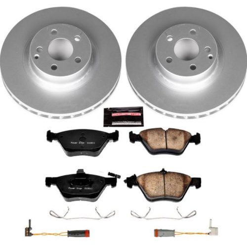 2004-2009 Mercedes-Benz E320/E350 Front Z23 Evolution Sport Coated Brake Rotor Kit - Premium Replacement