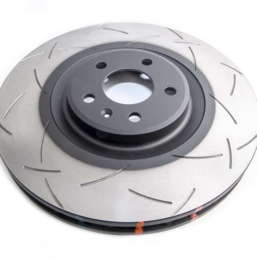 DBA 4000 Series Slotted Brake Rotor for Porsche Macan '15-'19 Front Heavy-Duty Performance Replacement - Image 2