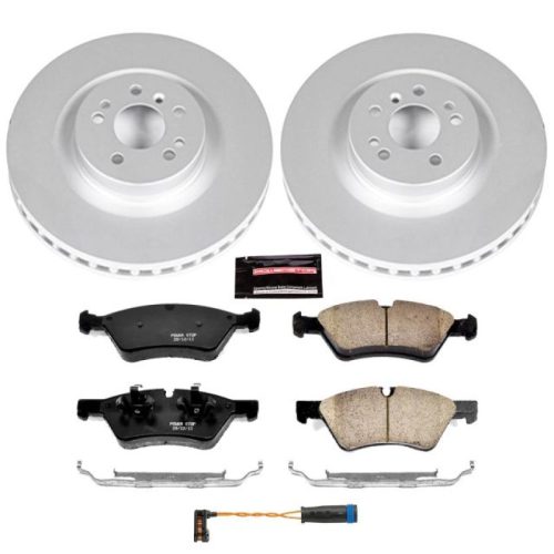 2010-2011 Mercedes-Benz R350, 2006-2011 G55 AMG & ML450 Heavy-Duty Brake Rotor & Carbon-Fiber Ceramic Pad Assembly - Premium Replacement
