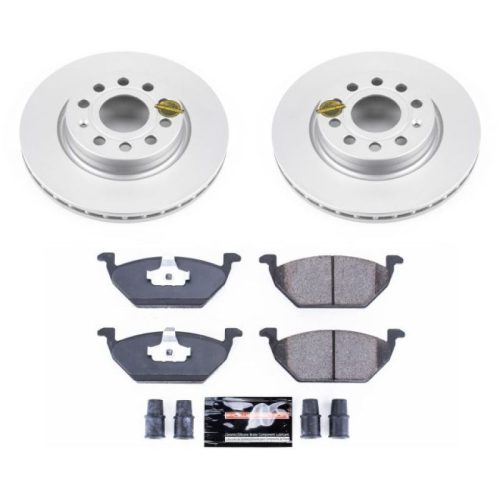 2011-2015 Volkswagen Jetta Front Z23 Evolution Sport Coated Brake Kit - Premium Replacement