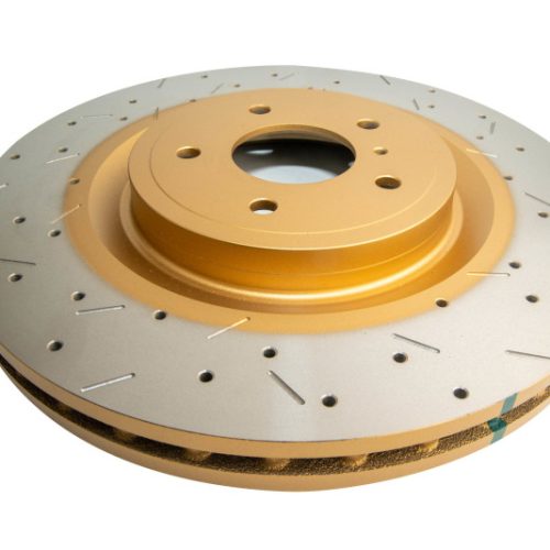 DBA 4000 Series Drilled and Slotted Rotor for Infiniti Q50 Red Sport 3.0TT 2016-2020 - Premium Heavy-Duty Disc Brake Rotor