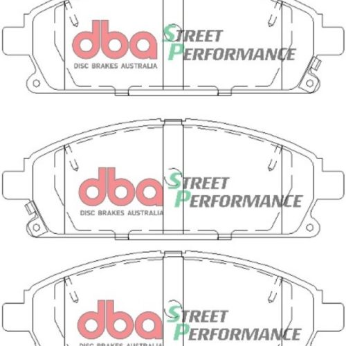 DBA Street Performance Brake Pads for Nissan Pathfinder 1996-2004 Front - Premium Replacement