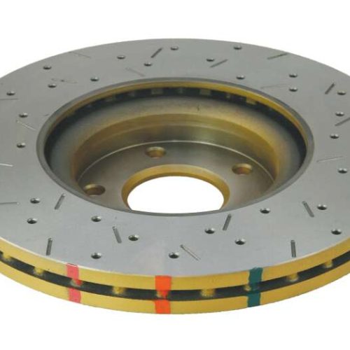 DBA 4000 Series XS Drilled and Slotted Front Rotor for Nissan 350Z and Infiniti G35 (2005-2007) - Premium Replacement - Image 7