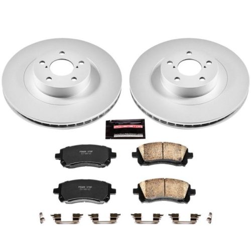 2001-2003 Subaru Impreza Front Z17 Evolution Geomet Coated Brake Kit - Heavy-Duty Fleet Replacement