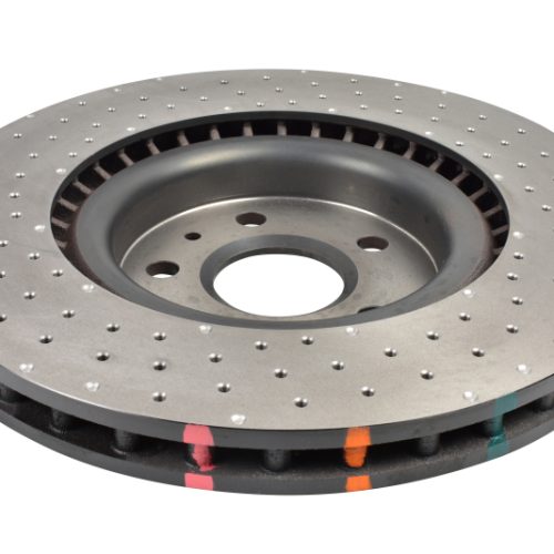 DBA 4000 Series XD Cross Drilled Dimpled Rotor for Chevrolet Camaro and Pontiac G8 2009-17 - Premium Replacement - Image 7