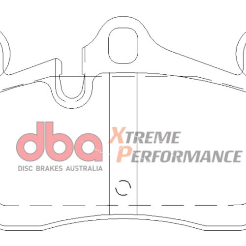 DBA XTREME PERFORMANCE Rear Brake Pads for 2004-09 Volkswagen Touareg and Audi Q7 - Heavy-Duty Brake Pad Assembly for SUV and Truck Applications