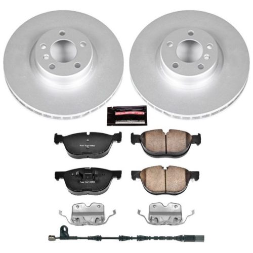 2010-2018 BMW X5 Front Brake Rotor and Carbon-Fiber Ceramic Pad Assembly - Heavy Duty Performance and Towing Reliability, Premium Replacement