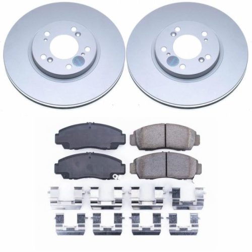 1999-2004 Acura RL Front Brake Rotor and Ceramic Brake Pad Assembly - Heavy-Duty Fleet Replacement