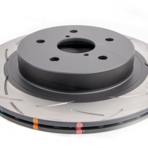 DBA 4000 Series T3 Slotted Street Series Rear Rotor for Subaru Legacy and WRX 2016-19 - Premium Replacement