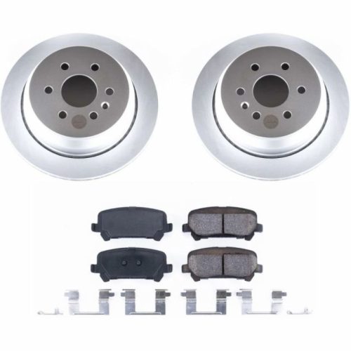 2015-2016 Chevrolet Colorado and GMC Canyon Rear PowerStop Z17 Evolution Geomet Coated Brake Rotor and Ceramic Pad Assembly - Premium Replacement