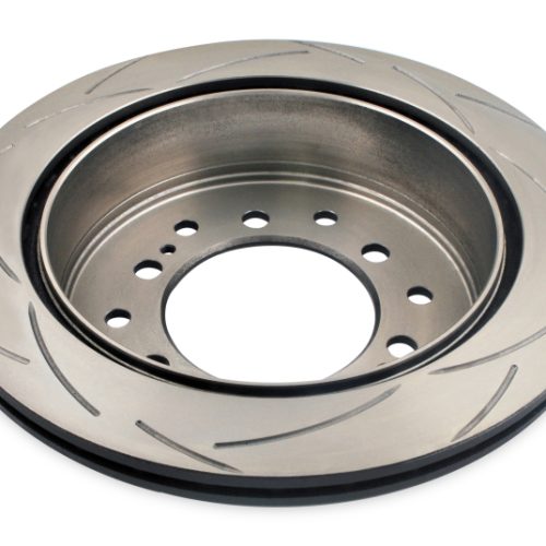 DBA Street Series Rear Slotted Rotor for Toyota Land Cruiser 1997-2006 - Premium Replacement - Image 2
