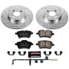 2010-2010 Mini Cooper Front Z23 Evolution Sport Brake Rotor and Carbon-Fiber Ceramic Pad Upgrade - Heavy Duty Performance