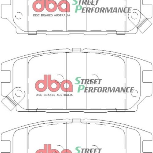 DBA Street Series Brake Pads Rear Fitment for Mitsubishi Eclipse 2010-12 - Premium Replacement