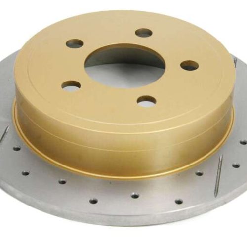 DBA X Street Series Rear Drilled and Slotted Rotor for Jeep Liberty 2005-07 - Premium Replacement - Image 2