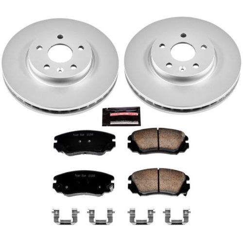 2011-2013 Buick LaCrosse, Regal & Chevrolet Malibu Heavy Duty Front Brake Rotor and Ceramic Pad Assembly - Premium Replacement