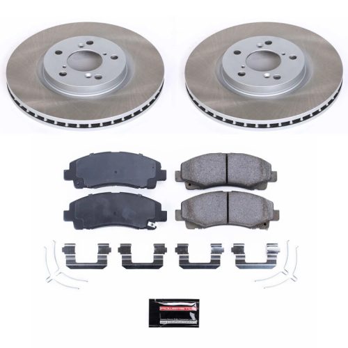 2012-2014 Honda Ridgeline Front Semi-Coated Rotor Brake Assembly - Heavy-Duty Replacement for Reliable Fleet and Truck Use