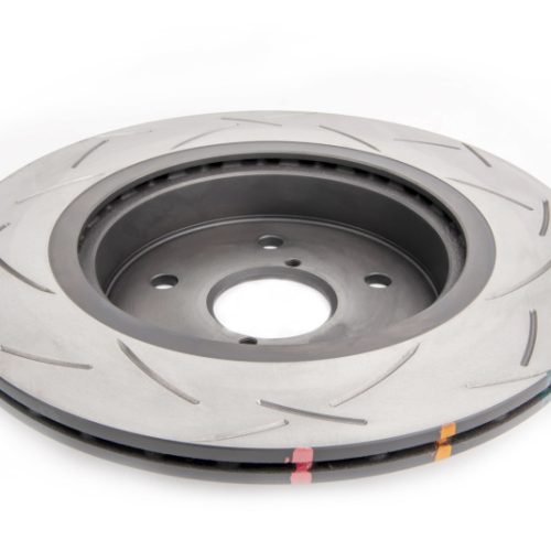 DBA 4000 Series T3 Slotted Street Series Rear Rotor for Subaru Legacy and WRX 2016-19 - Premium Replacement - Image 2