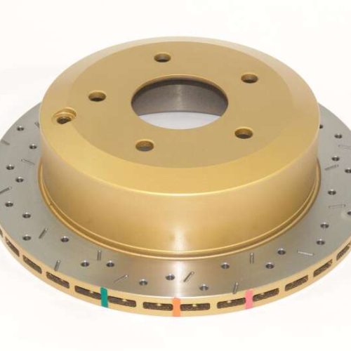 DBA 4000 Series Rear Slotted and Drilled Rotor for Pontiac GTO 2005-06 - High-Performance Replacement - Image 6