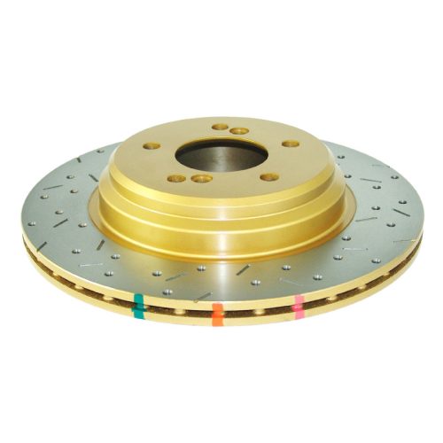 DBA 4000 Series Rear Drilled and Slotted Brake Rotor for BMW M3 E46 ('2000-'2006) - Premium Replacement - Image 3
