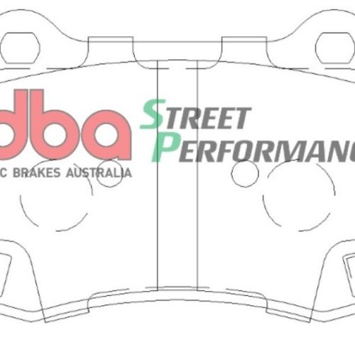 DBA Street Performance Brake Pads for Rear Fitment 2000-06 Jaguar XKR, XJ8, Volvo S40 - Premium Replacement - Image 3