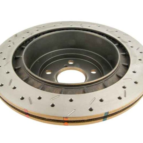 DBA 4000 Series Rear Drilled and Slotted Rotor for Subaru Legacy and WRX 2005-2009 - Premium Replacement - Image 7