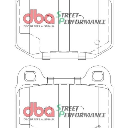DBA Street Performance Brake Pads for BMW 320i (1977-1982) and Alfa Romeo Spider (1989-1990) - Premium Replacement