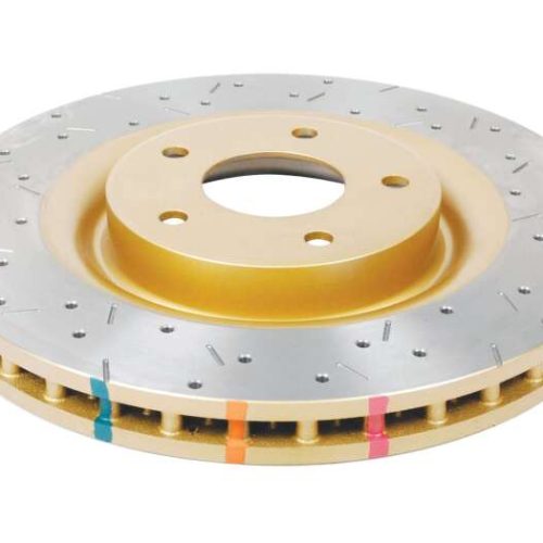 DBA 4000 Series XS Rotors for Cadillac XLR and Chevrolet Corvette Front Drilled and Slotted Heavy-Duty Replacement - Image 6